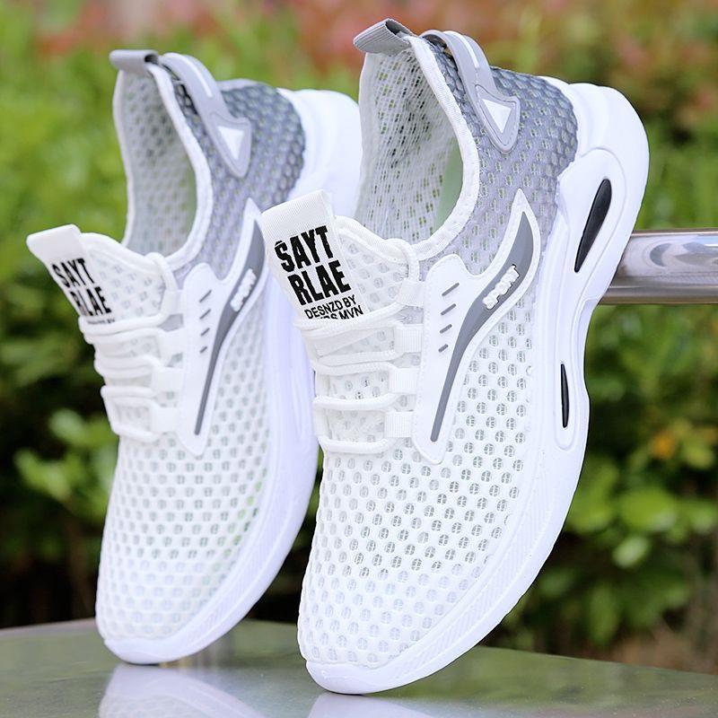 Hollow summer mesh shoes breathable soft-soled shoes walking shoes thin lightweight foot cover Pinduoduo 38