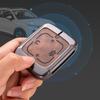 Zinc Alloy Car Key Case Cover For Zeekr 001 007 009 Smart Car Key Card Holder Shell Fob Keychain Ring Holder Car Accessories
