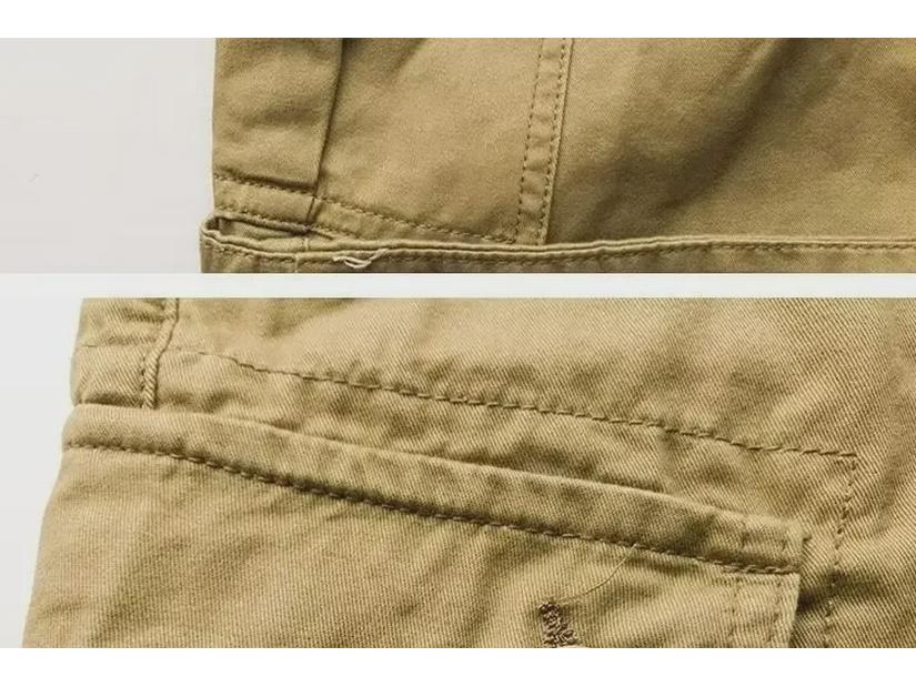 Modne, codzienne, jednokolorowe szorty męskie na lato – luźny krój, uniwersalne, idealne na plażę i do pracy.