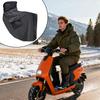 Motorcycle Apron Leg Cover Thick Winter Warm Waterproof Scooter Leg Protector E-Bike Knee Lap Windshield Protector For Winter