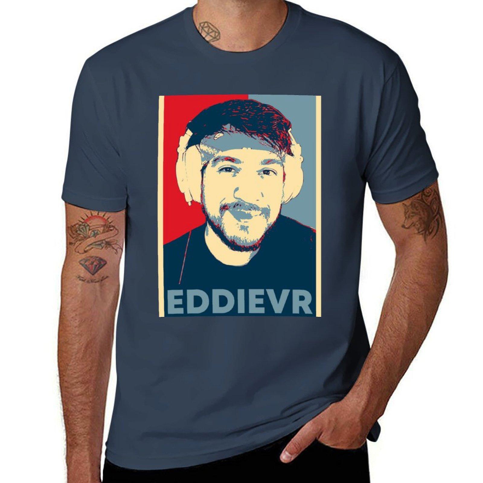 Eddievr Hope Футболка футболка для мужчины футболки для мужчины упаковка белые футболки для мужчины хлопок смешная футболка S