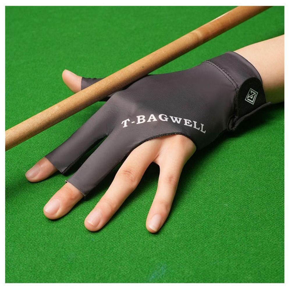 Three Fingers Billiard Glove Left Hand Billiards Accessories Durable Snooker Glove