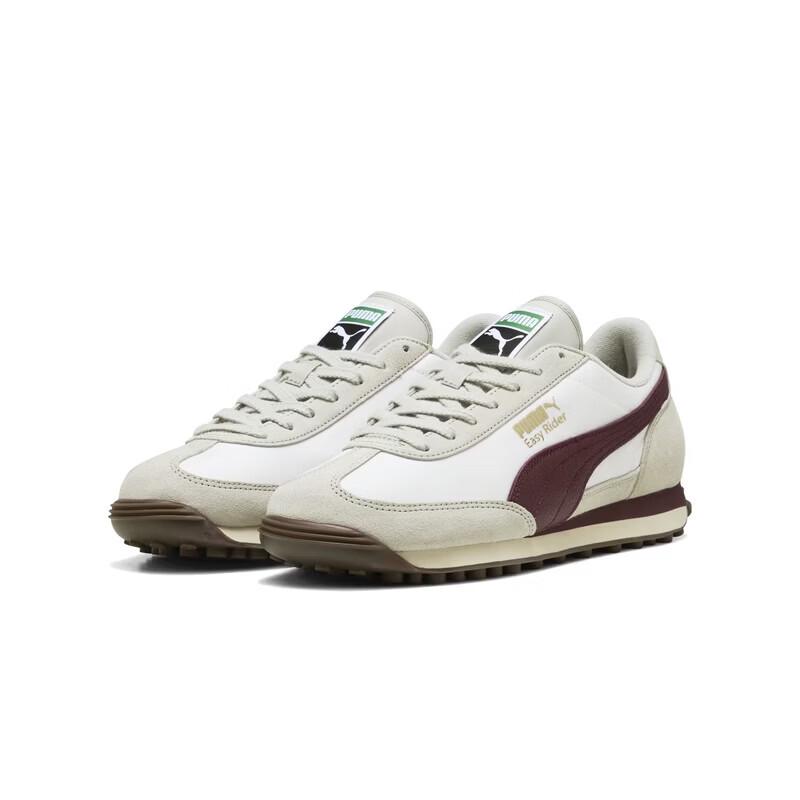 PUMA Easy Rider Retro Unisex Sneakers Warm White-Wine Red