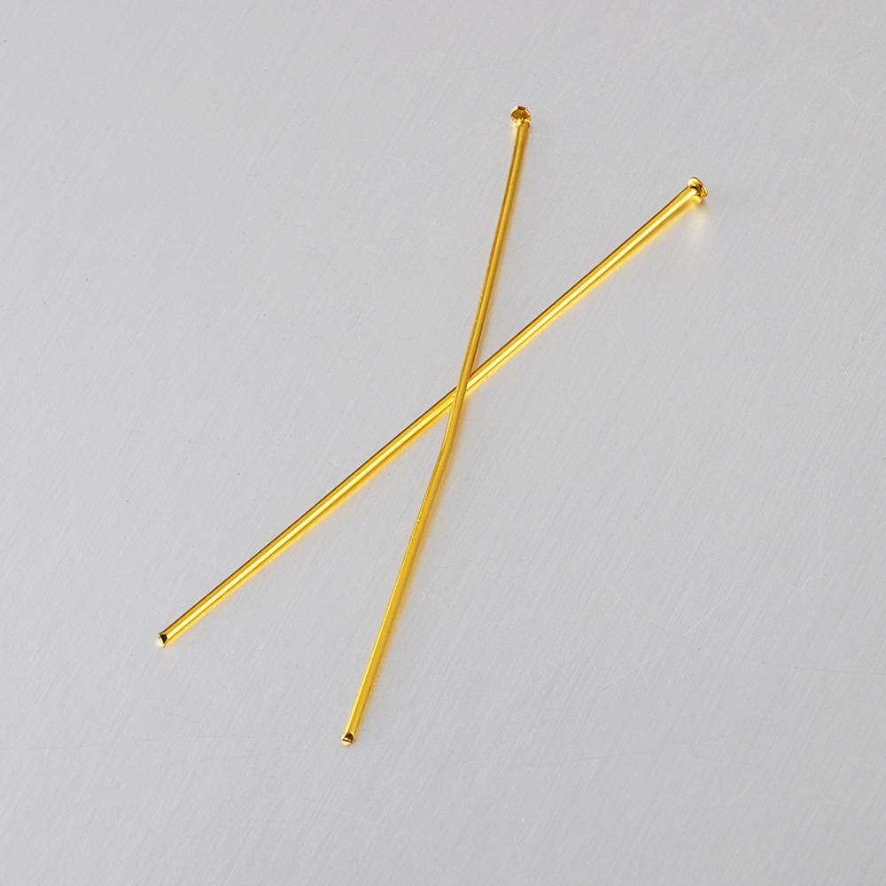 50pcs 20-50mm Stainless Steel T Shape Flat Head Pins for DIY Jewelry Making Head Pins Needlework Findings Pin Dia 0.7mm