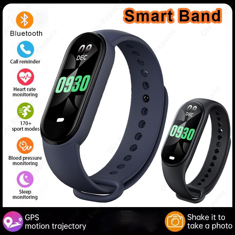 M6 Smart Band IP67 Waterproof Sport Watch Men and Woman Blood Pressure Heart Rate Monitor Fitness Smart Bracelet For Android Ios