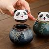 Tea Canister Panda Ceramic Storage Tank Creative Cute Tea Table Ornaments Living Room Coffee Table Decoration
