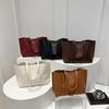 Women's Bag Large Capacity Soft Leather Tote Bags Casual Versatile Shoulder Handbag Winter Versatile Commute Bag KTY