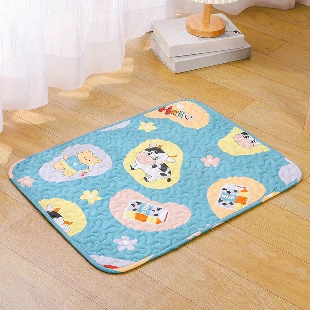 Washable Reusable Pets Summer Mats Portable Sleeping Pad for Small Medium Large Dogs Breathable Cat Sleeping Bed Pet Accessories