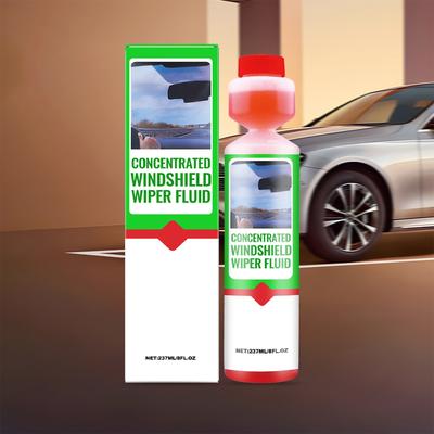 Concentrated Wiper Fluid, Powerful Oil Film Cleaning Car Wash Liquid, Car Windshield Wiper Fluid,237ml