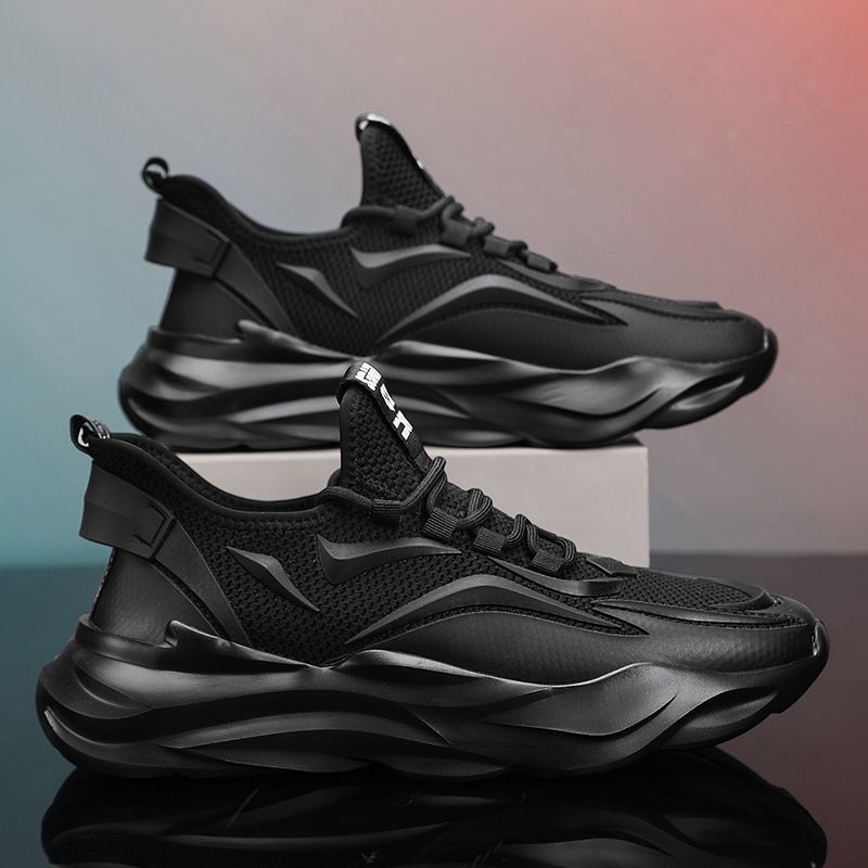 

Men s shoes summer 2025 new mesh hollow breathable men s shoes versatile mesh sports casual shoes dad trendy shoes 39 чёрный