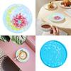 Lotusflower Shape Coaster Moulds Resin Casting Mold Silicone Molds for Coaster