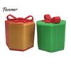 Interactive Gift Container 3D Printed Maze Puzzle Box, Christmas Theme Storage Hidden Compartment Novelty Hexagonal Ornament for Holding Jewelry