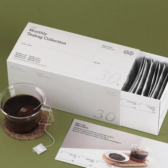 

Ежемесячная коллекция чайных пакетиков