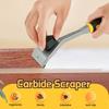 Hard Alloy Scraper Tool Anti Slip Plastic Handle Hard Alloy Scraper Can Be Reused Multi Purpose Paint Scraper Tool