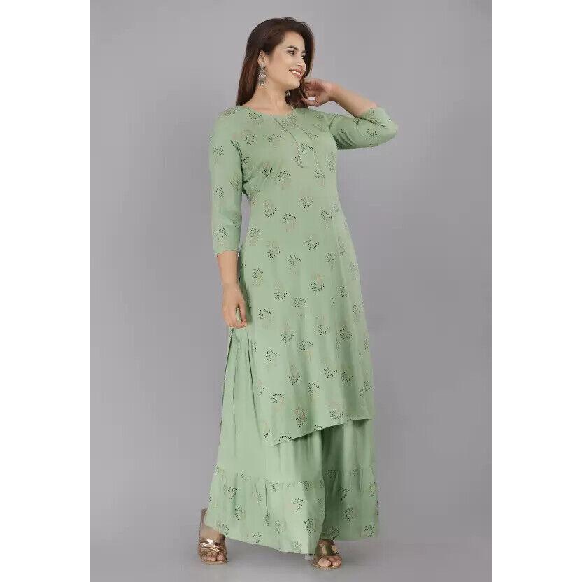 Beautiful Designer Kurti Skirt Set Bollywood Anarkali Kurta Salwar Kameez Dress VF-102SD