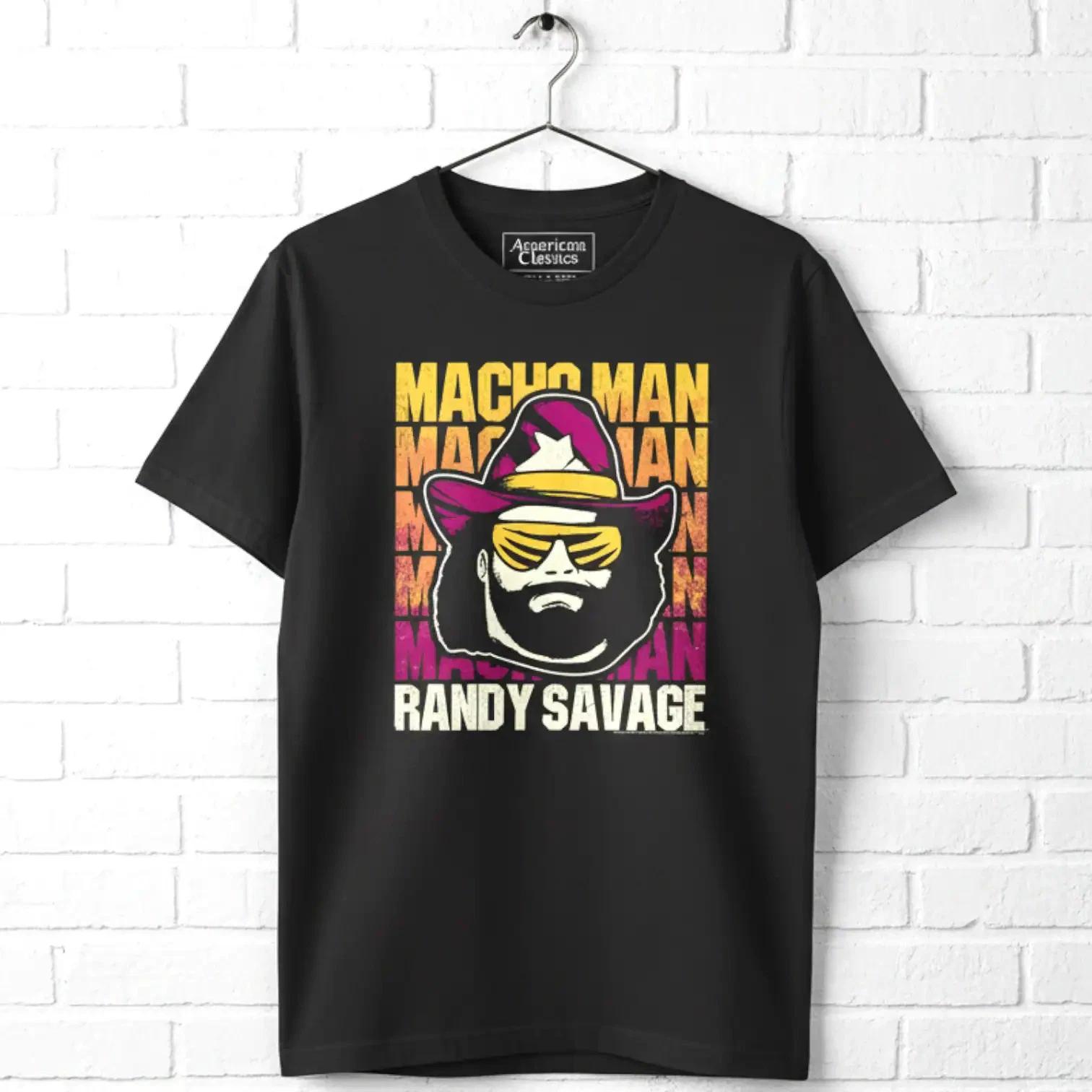 Macho Man Retro Randy Savage Men s T Shirt XL