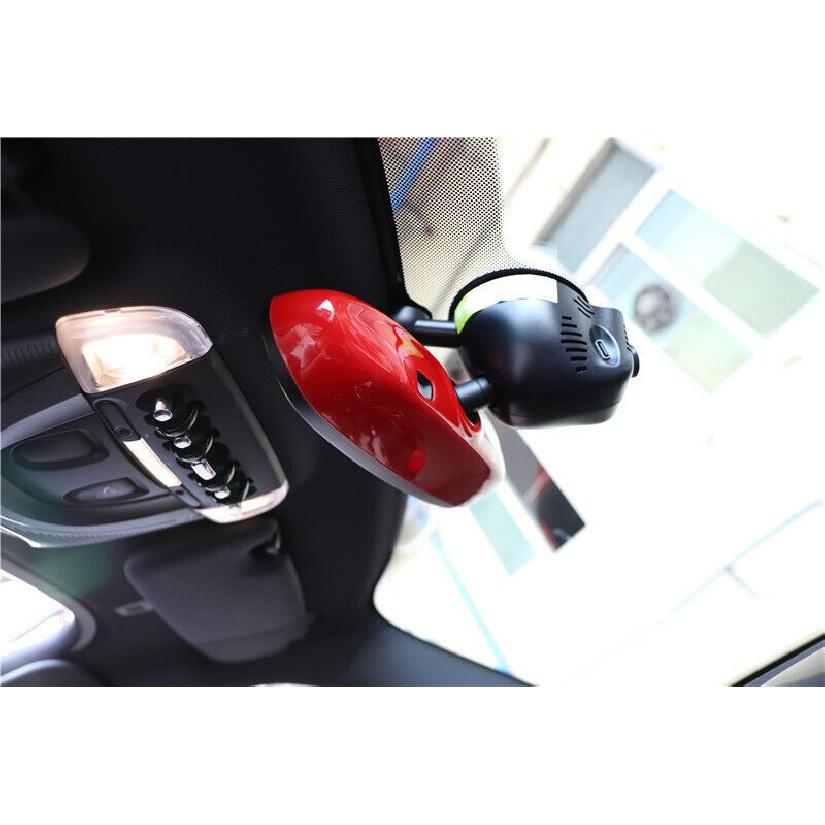 Interior Rearview Mirror Frame Cover 1PCS For Mini Cooper F56 14-2021 Bright Red