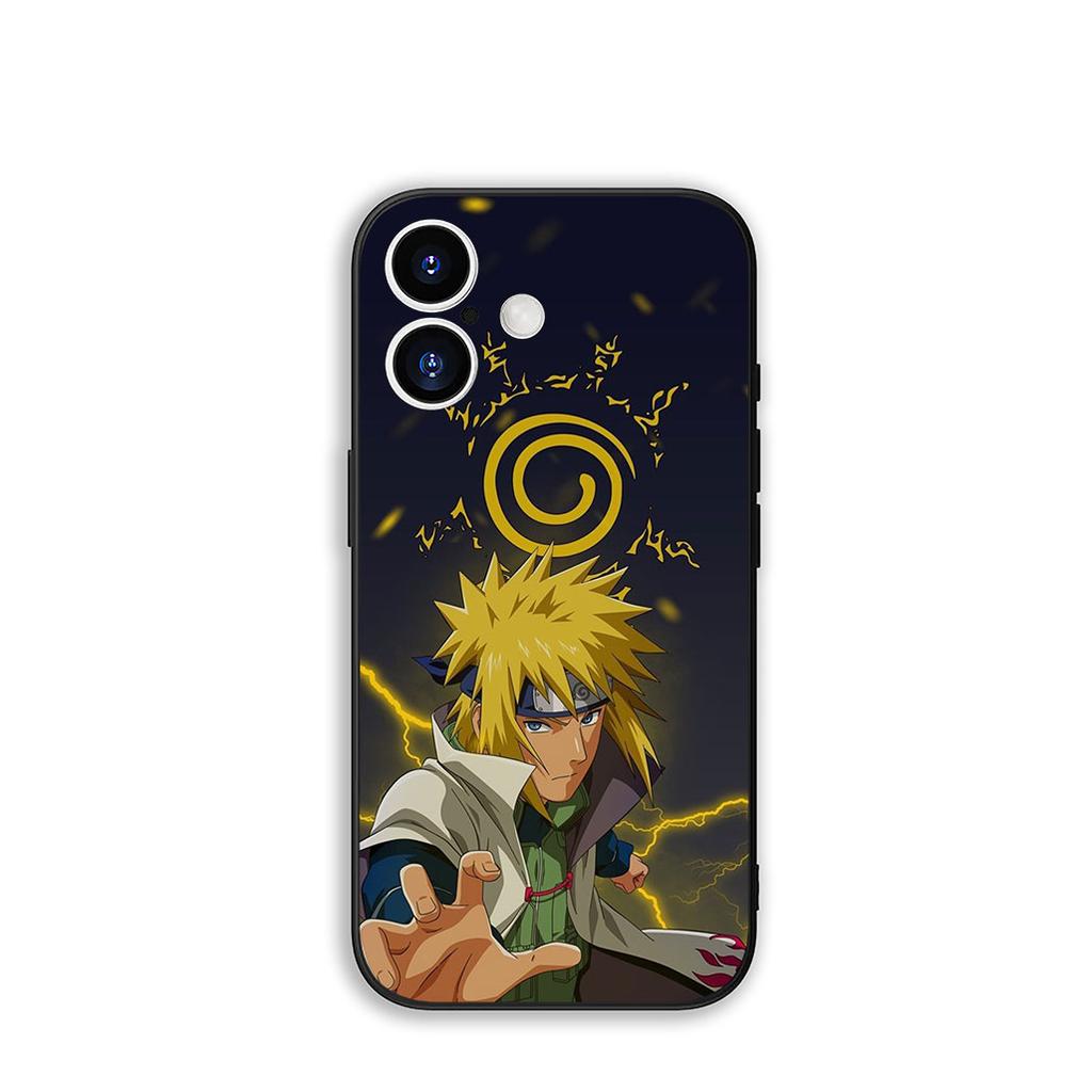 Phone Cover Anime Namikaze Minato Narutos Coque for Apple iPhone 16 15 14 Plus 13 12 Mini 17 Pro Max + ProMax 16E Air 16+ Case