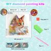 5D DIY Partial Special Shaped Drill Diamond Painting Kit Animal Decor30x30cm Rhinestone Diamond Painting Home Wall Decor