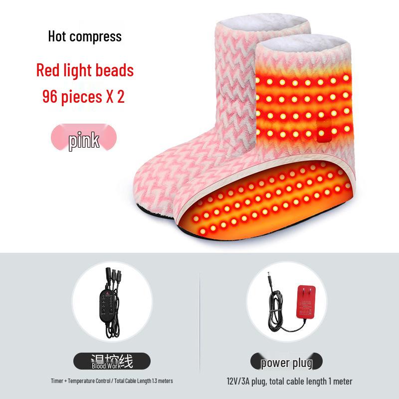 Heated Massaging High-Top Thermal Socks for Families - Thick, Warm, Electric Heated for Cold Weather