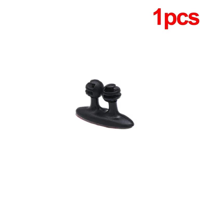 

Органайзер для телефонных кабелей на приборной панели автомобиля, зажим-крючок, универсальный держатель для кабеля зарядного устройства для мобильного телефона в салоне автомобиля, инструмент для организации кабеля чёрный