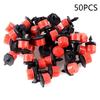 50 Pcs Irrigation Plastic Micro Flow Dripper Drip Head Irrigation Sprinklers Adjustable Water Drippe