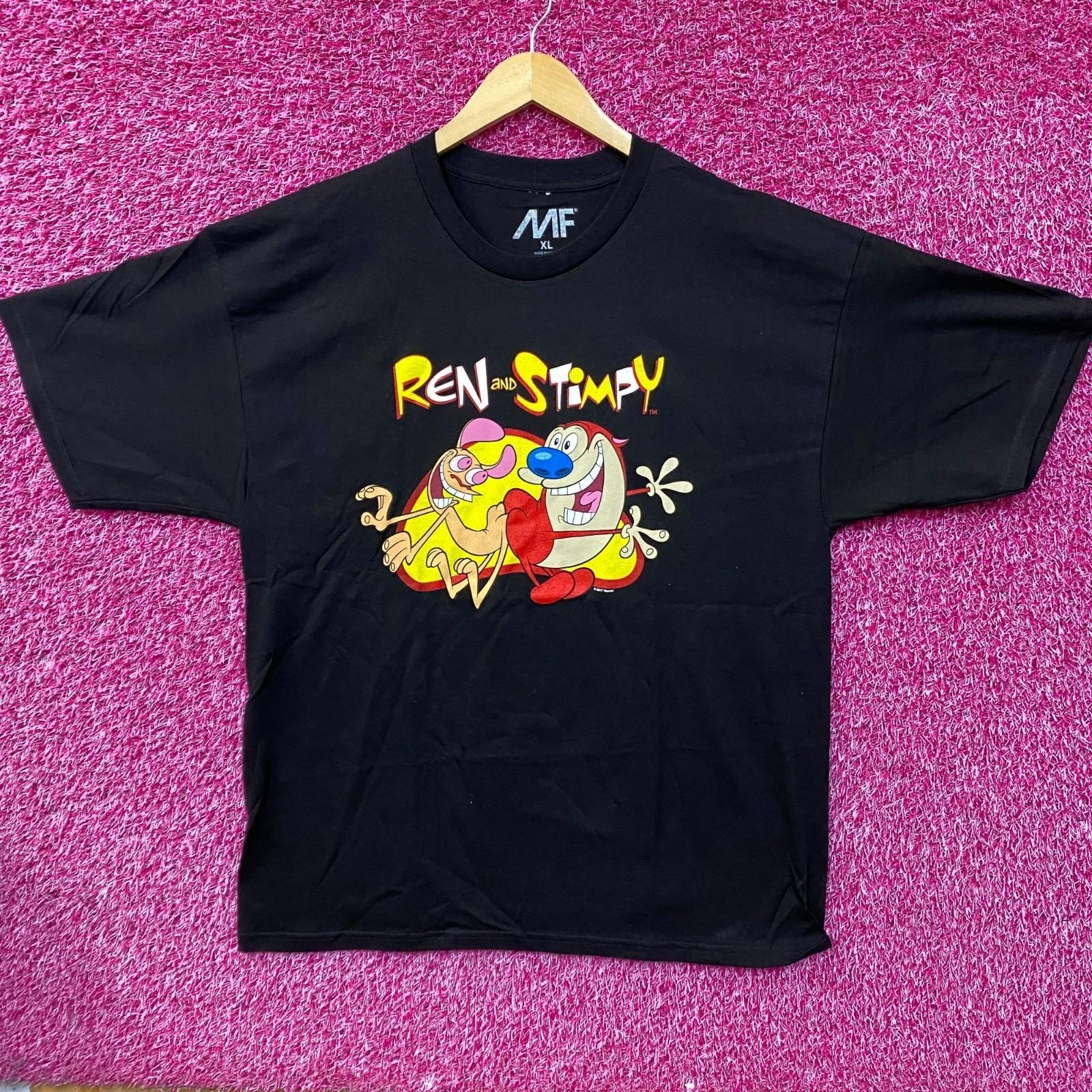Ren and Stimpy Butt Buddy Animated Series Nickelodeon Tee XL XXXL