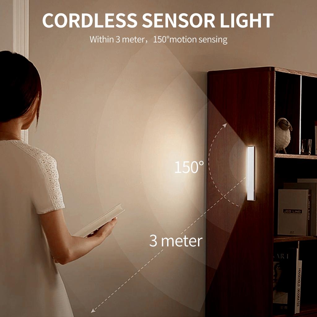 Motion Sensor LED Lights, Wireless 10-LED Motion Sensor Activated Night Lights Battery Operated
