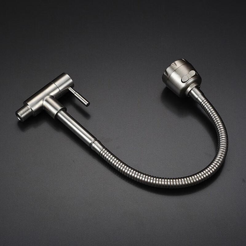 MDNG Single Cold Retractable Swivel Kitchen Faucet (2-Pack)