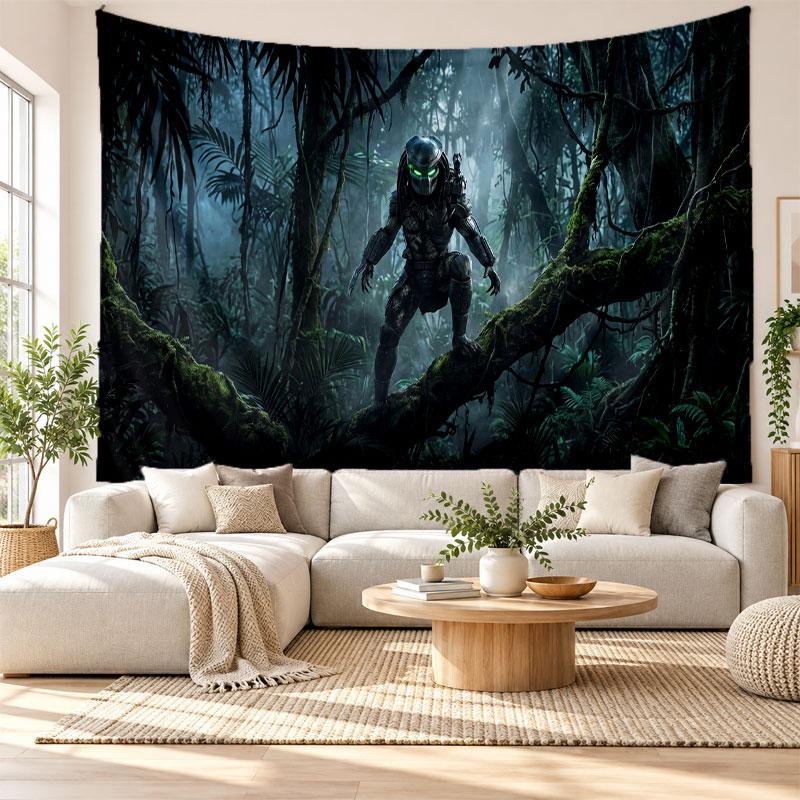 Predator Wall Tapestry Home Decor Hanging Cloth Art Background Tapestry for Bedroom