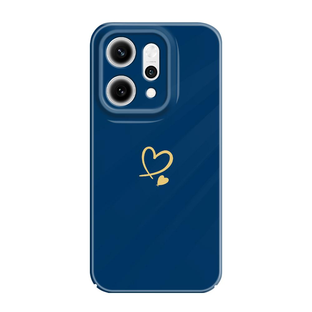 Simple Love Phone Case For OPPO Reno 14 14F 13 13F 12 12F 11 11F 10 8 8Z 8T 7 7Z Pro 4G 5G Film Hard Cover