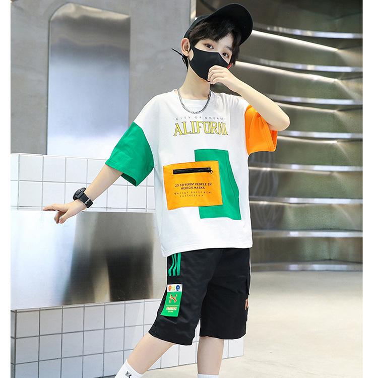 Children's Clothing, Boys' Summer Suits, Summer Boys' Sports, Thin Summer Models, Big Children