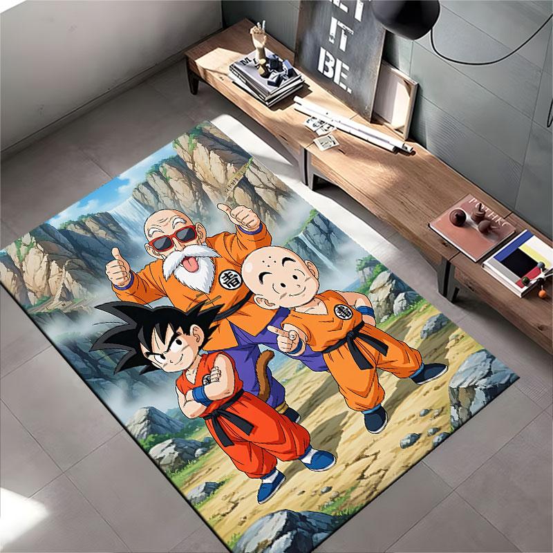 Dragon Ball Z Characters Carpet Suitable As a Non-slip Mat for the Living Room or Bedroom Sofa