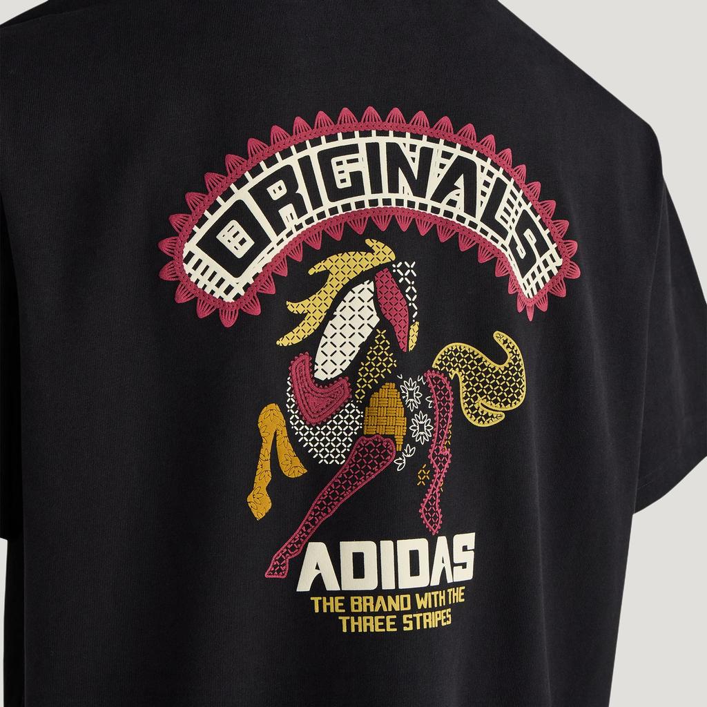 Adidas Originals FW25 CNY T-Shirt New Year Edition Sport Loose Round Neck Short Sleeve T-Shirt Unisex Tops KT0714