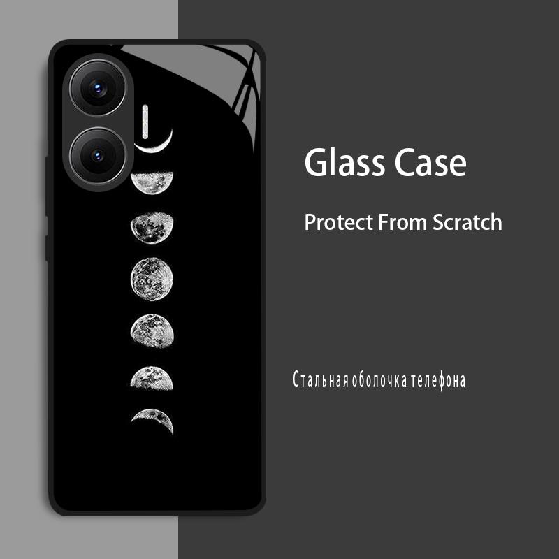 

For Xiaomi POCO F7 Case Cover Tempered Glass Case Hard Coque For POCO F7 POCOF7 Protect Case Shell Poco F7