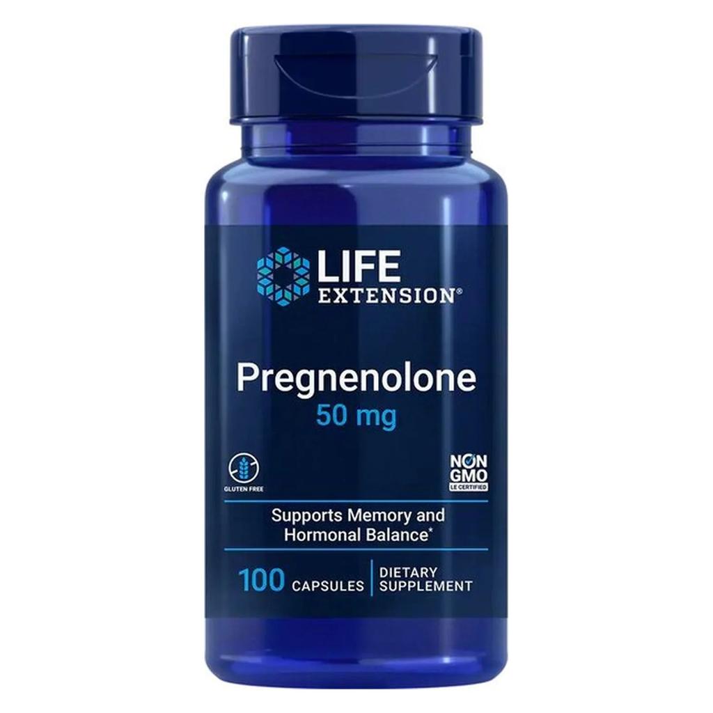 Pregnenolone, 50mg - 100 Caps