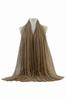 Women' Olive Scarf 180x85 - Smooth, Light and Stylish Khaki Scarf