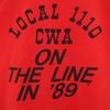 RUSSELL ATHLETIC 80s Made in USA Old CWA Short sleeve T-shirt L Red Men's Used