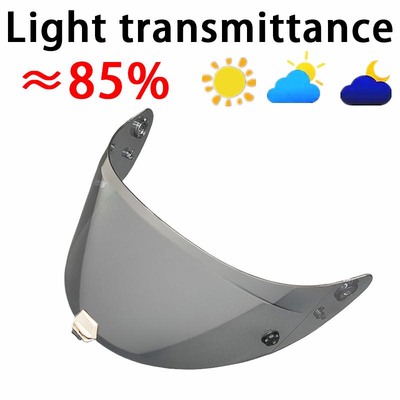 Rpha11 Helmet Visor Face Shield for HJC HJ26 Rpha 70 St Dustproof Windproof Sunscreen Shield Electroplated Visor Film Anti Fog