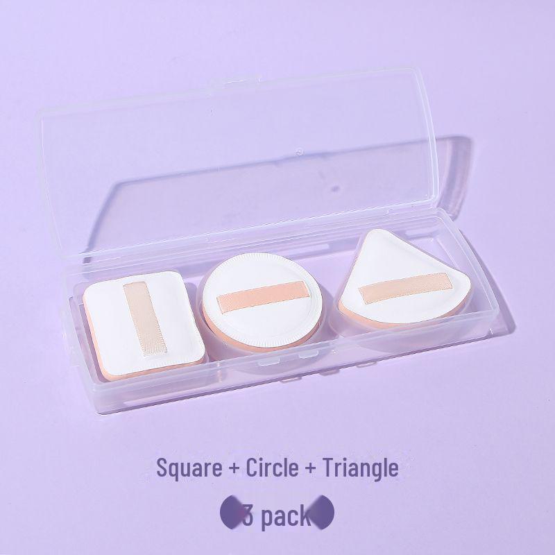 Dreieckiger Marshmallow-Luftkissen-Puderquaste: Superweiches Schwamm-Make-up-Tool