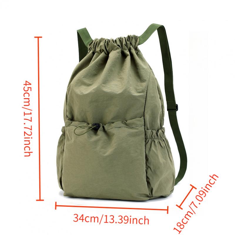 

1pc Multi-Functional Unisex Backpack – Lightweight, Foldable & Large Capacity. Adjustable Strap for Travel, Sports & Casual Use. зелёный