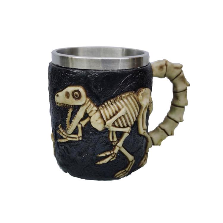 Stainless Steel Skull Goblet: Halloween Gift Mug