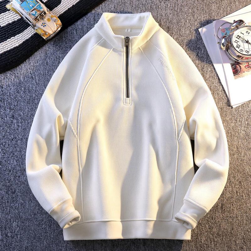 Men's Thickened Fleece Pullover Sweatshirt
