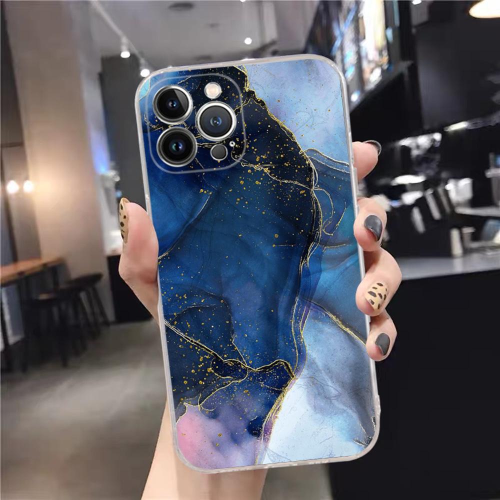 Marble fashion Phone Case For iPhone 15 14 11 12 13 Mini Pro XS Max Cover 6 7 8 Plus X XR SE 2020 Funda Shell