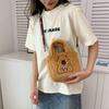 Animal Capybara Plush Handbag Cartoon Cartoon Shoulder Bag Capybara Crossbody Bag  Female Lady Girl