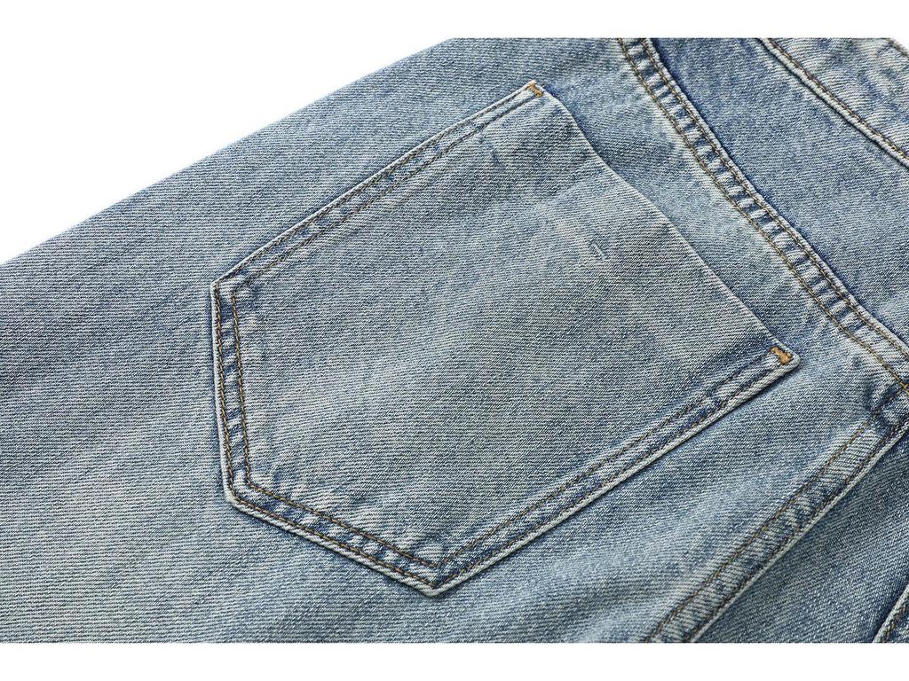 Spring 2026 Women's Floral Embroidered Straight-Leg Jeans