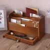 Multipurpose Vintage Wooden Desktop Drawer Storage Box for Groceries Office Supplies File Sorting Box Storage Wooden Box