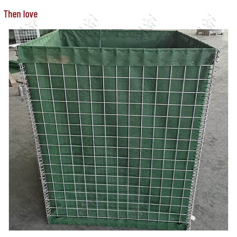 Galvanized Hesco Barrier Stone Cage Wall