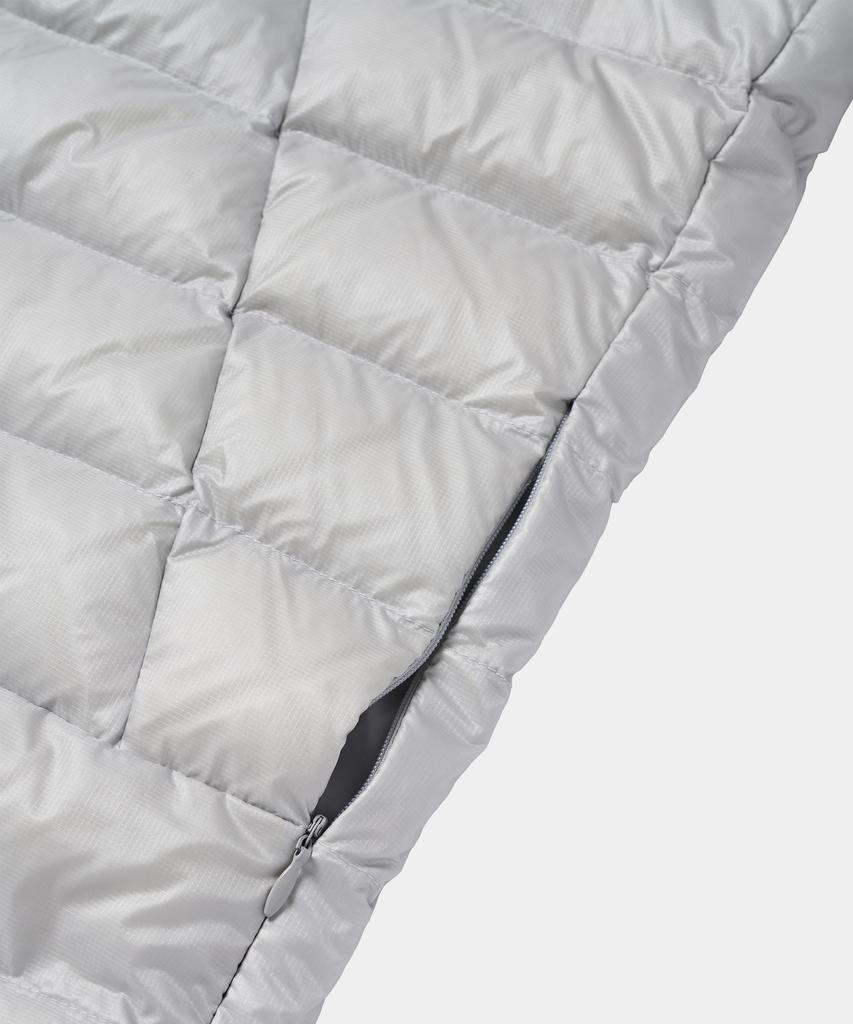 Lettercomo Shade Shell Light Down Puffer Padded Jacket Light Grey