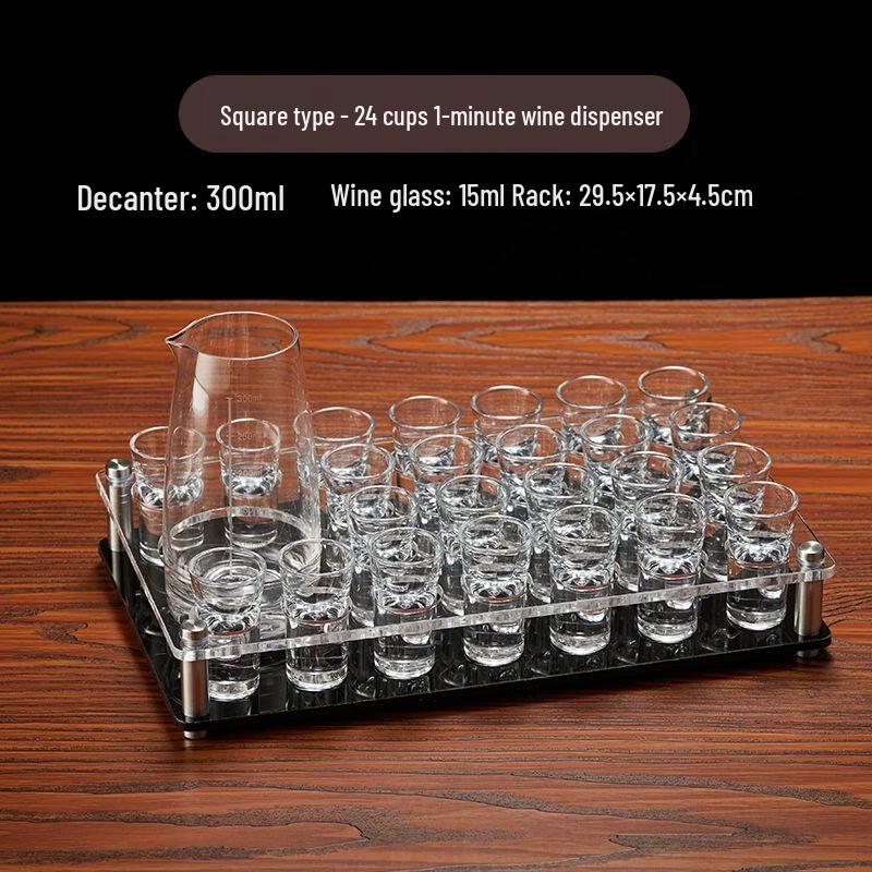 Jiakangming Handmade Glass Bullet Liquor Glasses Gift Set